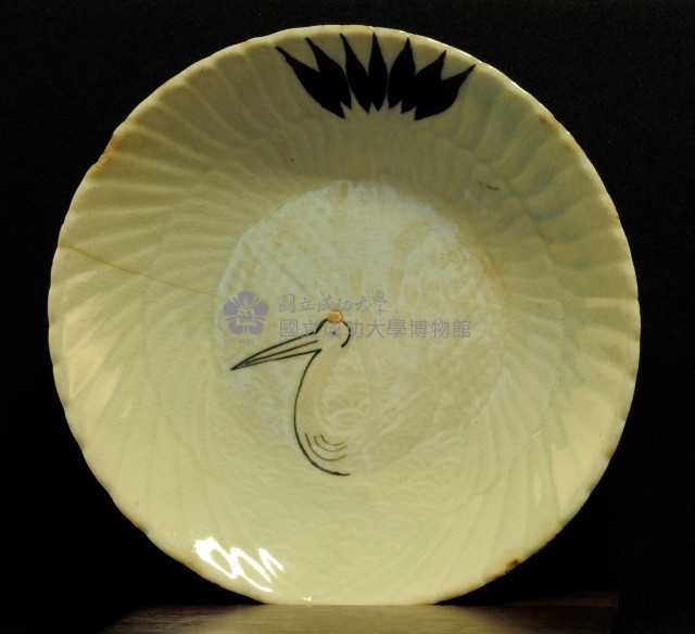 印模鶴鳥盤藏品圖，第1張