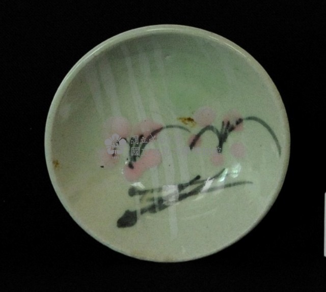 彩繪花卉小瓷碟藏品圖，第1張