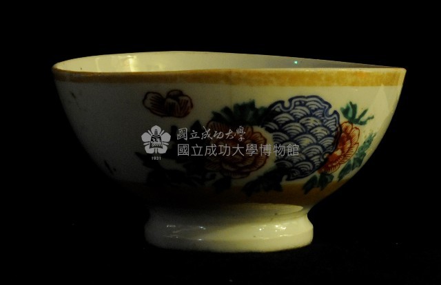 閃光釉轉印花草碗藏品圖，第1張