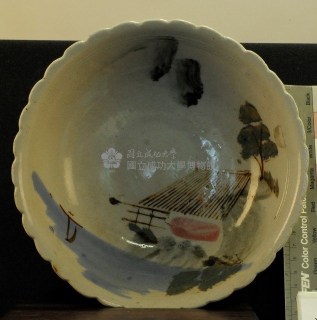 彩繪風景湯碗藏品圖，第1張