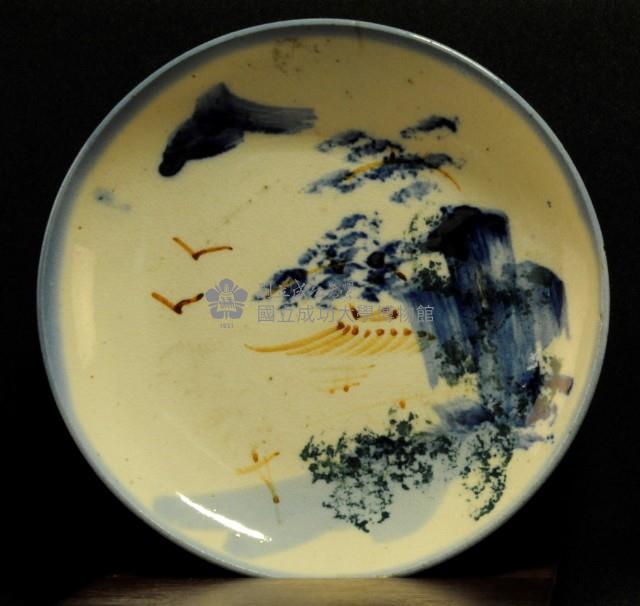 風景彩繪盤藏品圖，第1張