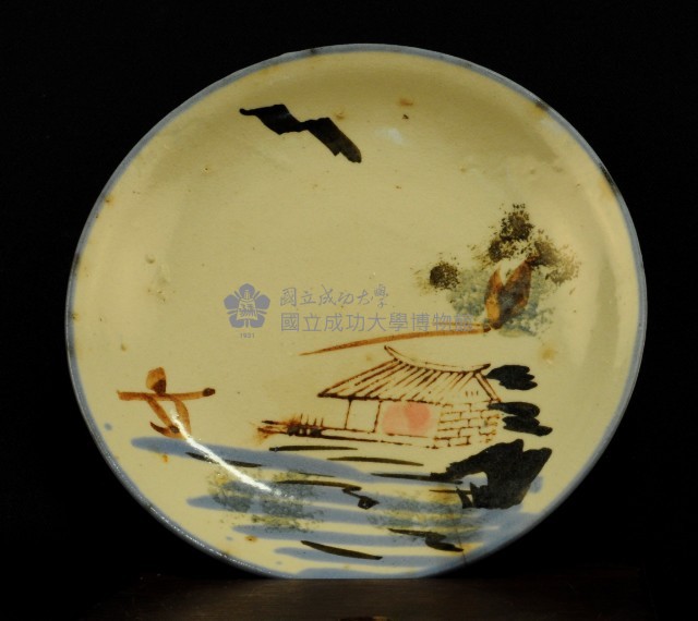 彩繪風景盤藏品圖，第1張