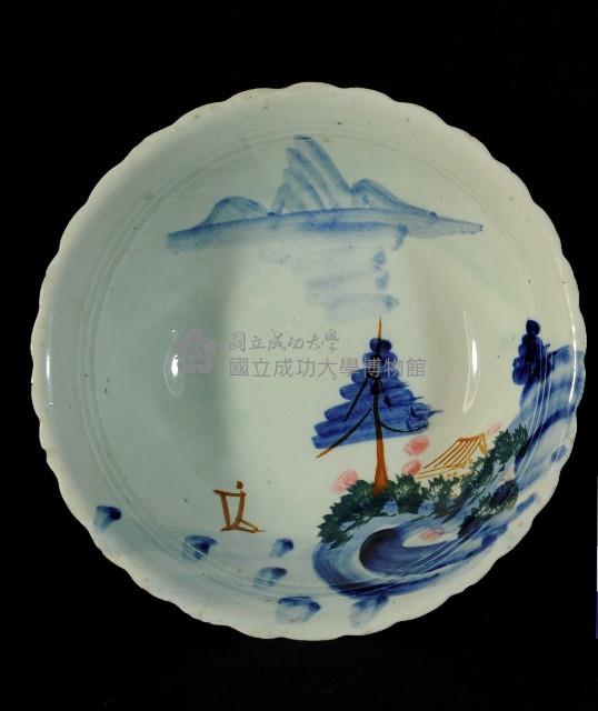 彩繪山水湯碗藏品圖，第1張