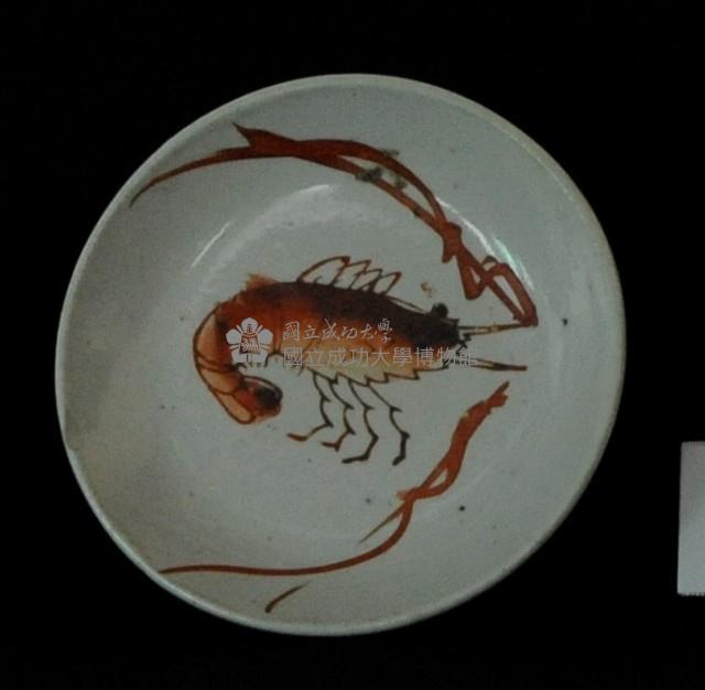 紅蝦小瓷碟藏品圖，第1張