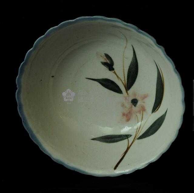 彩繪花卉湯碗藏品圖，第1張