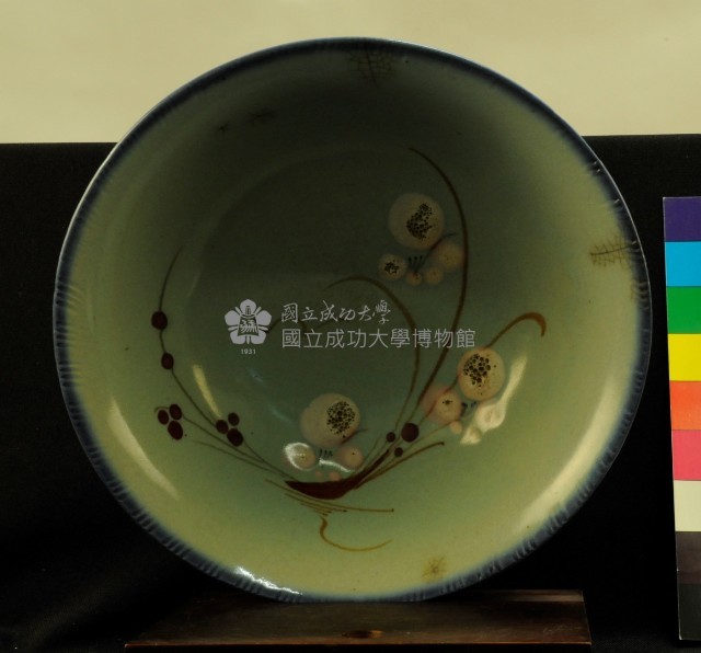 彩繪花卉大湯碗藏品圖，第1張