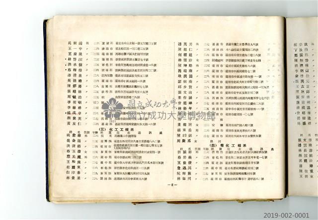 Taiwan Provincial College of Engineering Graduation Yearbook Collection Image, Figure 22, Total 33 Figures