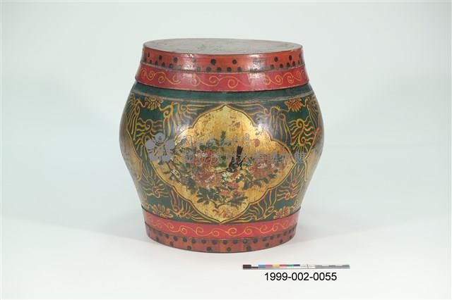 彩繪四季花鳥仕女坐墩藏品圖，第1張