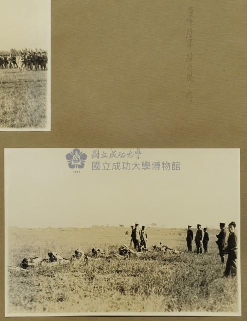 昭和12年-於臺南陸軍練兵場-匍匐訓練藏品圖，第1張