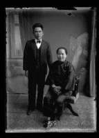張朝目與婦人合照藏品圖，第1張