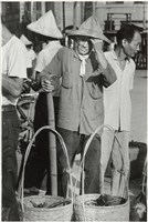 路邊攤紀實 竹東市場擦汗的老人藏品圖，第1張
