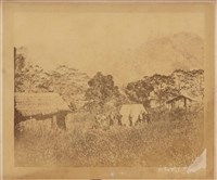 正面：李仙得與陶德探訪淡水附近的茶園或苗栗北部、背面：於淡水製造茶葉藏品圖，第2張