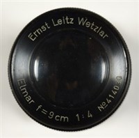張才相機鏡頭：Leica Ernst Leitz Wetzlar Elmar  / f=9cm , 1:4 /  414030藏品圖，第10張