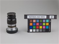張才相機鏡頭：Leica Ernst Leitz Wetzlar Elmar  / f=9cm , 1:4 /  414030藏品圖，第7張