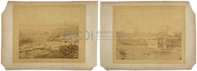 正面：臺灣府城牆、背面：臺灣府考棚藏品圖，第1張