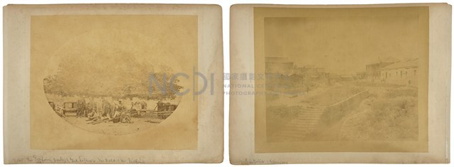 正面：李仙得與陶德自淡水至臺南、背面：自淡水進入大稻埕藏品圖，第1張