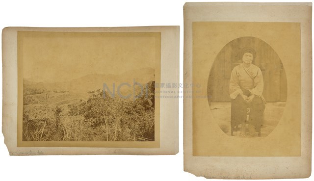 正面：集集的地景、背面：木柵的婦女藏品圖，第1張
