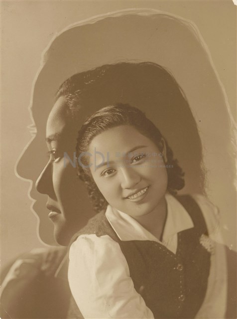 三重曝光女子肖像藏品圖，第1張