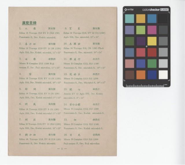 超小相機攝影展覽小冊藏品圖，第16張