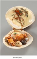 貝殼畫-武松打虎藏品圖，第14張
