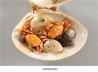 貝殼畫-武松打虎藏品圖，第16張