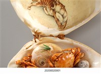 貝殼畫-武松打虎藏品圖，第20張