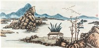 劉辰旦創作之《連作-訪友圖》藏品圖，第1張
