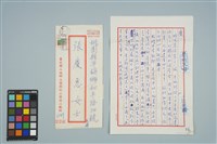 魏廷朝寄給張慶惠的書信（叁肆）（1980年8月6日）藏品圖，第1張