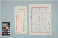 魏廷朝寄給的張慶惠書信（98）（1980年11月23日）藏品圖，第1張