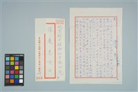 魏廷朝寄給的張慶惠書信（99）（1980年11月24日）藏品圖，第1張