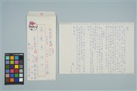 魏廷朝寄給張慶惠的書信（1986年3月10日）藏品圖，第1張