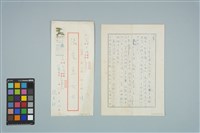 魏廷朝寄給張慶惠的書信（1986年10月29日）藏品圖，第1張