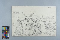 陳孟和繪《築長城》藏品圖，第1張