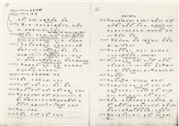 《實用台語小字典》手稿（1991年4月）藏品圖，第34張