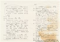 《實用台語小字典》手稿（1991年4月）藏品圖，第254張