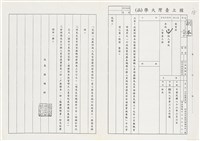 國立台灣大學（函）（86）校人字第三三三〇號藏品圖，第1張