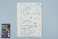 魏廷朝致美聯社傳真「彭明敏教授經歷」藏品圖，第1張