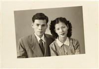 劉耀廷與施月霞合照（1951年）藏品圖，第1張