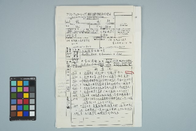 魏廷朝寄給張慶惠的書信（附件）（1988年4月22日）