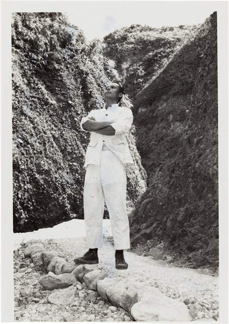 黃廣海綠島新生處個人照（1962年）的圖片