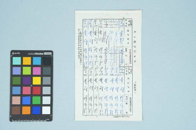 高波戶口查察簽章表（1986年1月24日~1984年8月25日）的圖片