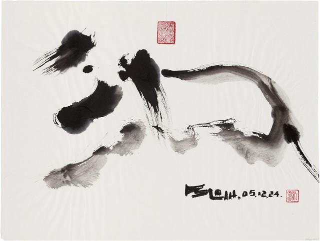 劉辰旦畫作（2005年12月24日）藏品圖，第1張