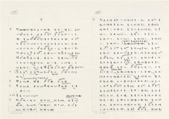 《實用台語小字典》手稿（1991年4月）藏品圖，第148張