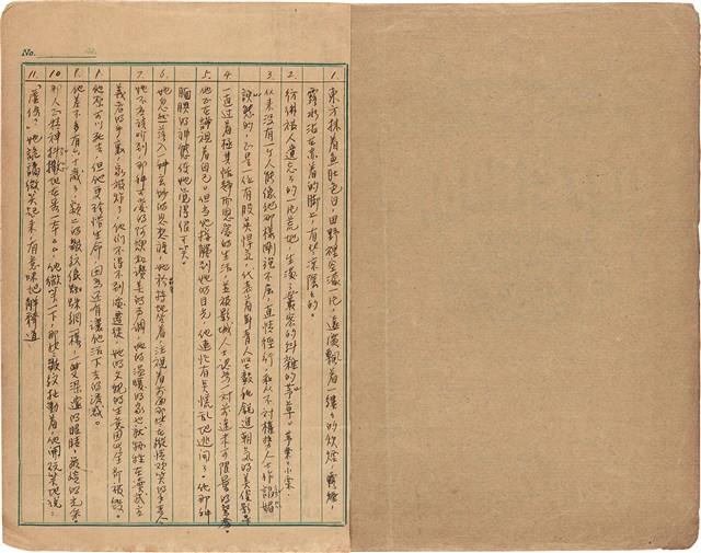 《斷簡殘篇 拾錦》1945 筆記本藏品圖，第2張