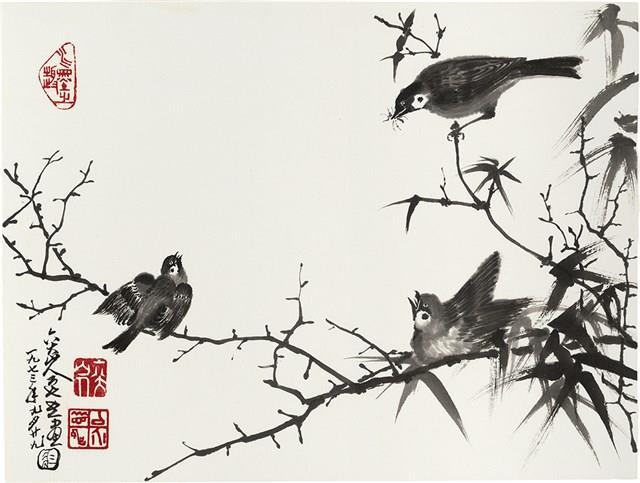 母子鳥-返巢藏品圖，第1張