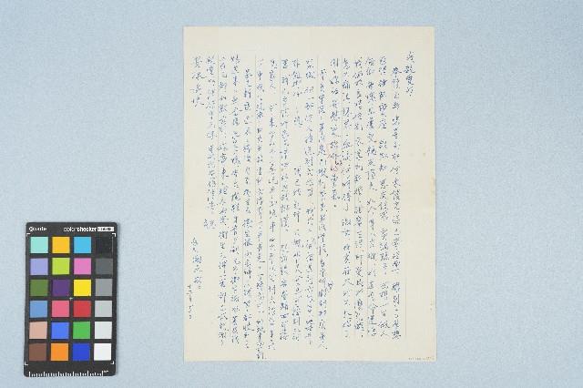 呂國民寫給呂洪淑女的信件（12月22日）藏品圖，第1張