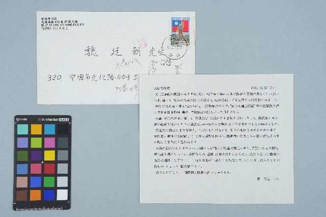 魏廷魁寄給魏廷朝的書信（1995年10月27日）藏品圖，第1張