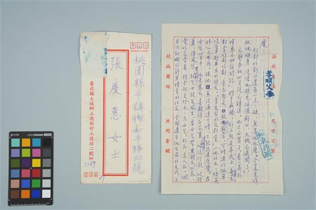 魏廷朝寄給張慶惠的書信（29）（1980年5月7日）藏品圖，第1張