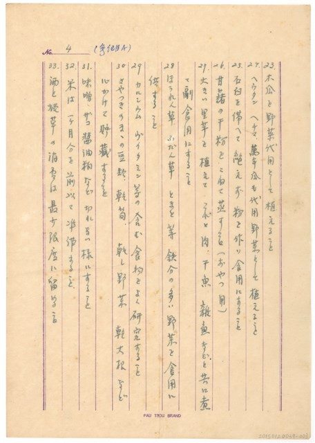 1月18日高一生寄春芳書信藏品圖，第4張