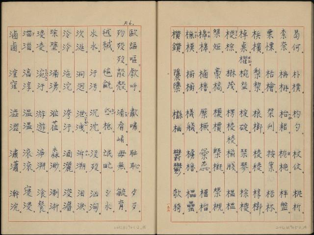 《字彙》手抄本藏品圖，第15張